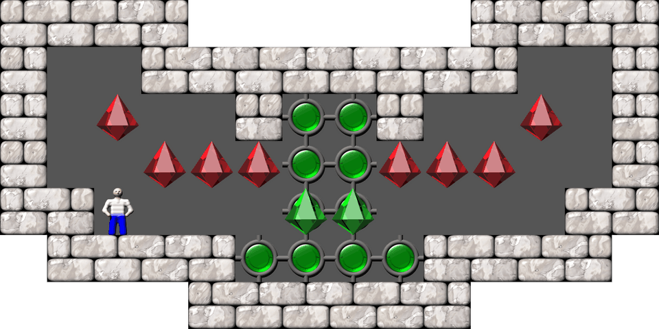 Sokoban Mass Remodel level 434